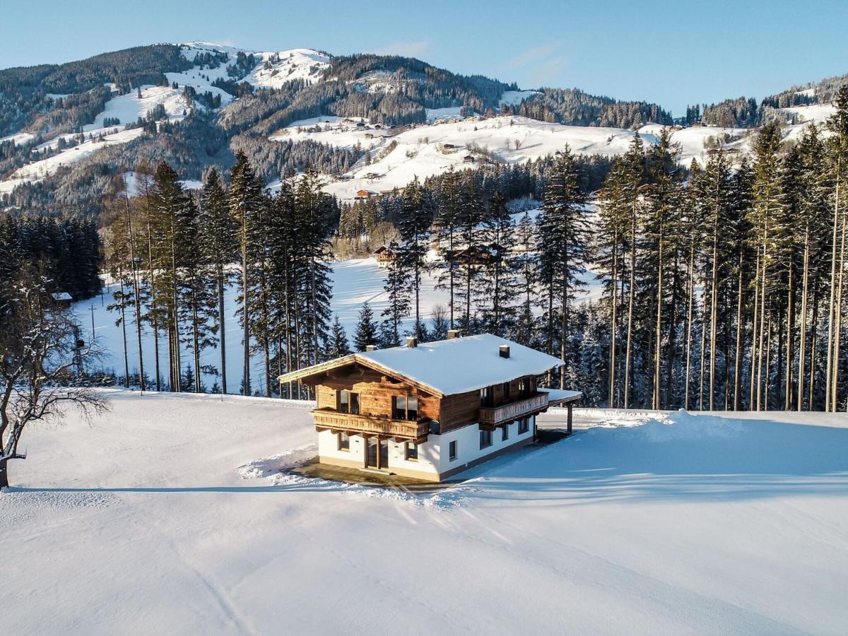 Chalet Freiblick Kleinhaid, Hollersbach Hollersbach im Pinzgau Bagian luar foto